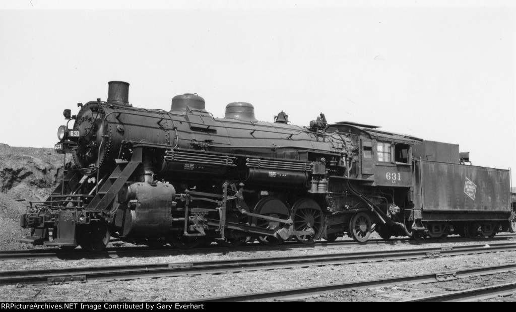 MILW 2-8-2 #631 - Milwaukee Road